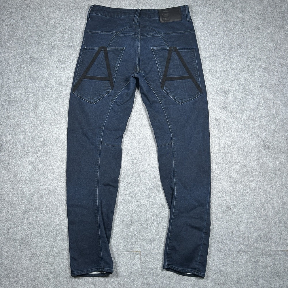 G STAR RAW Jeans A-Crotch Varsity 3D Tapered Men's Size 30 (30x32) Navy Blue